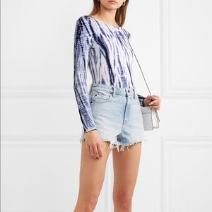 Ninety Percent Open Back Tie Dyed bodysuit